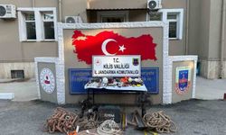 Kilis'te kaçak kazıya suçüstü: 4 şüpheli yakalandı