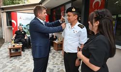 Kırıkkale'de jandarma personeline rütbe terfi töreni