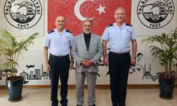Komutanlardan Başkan Yalçın'a veda ziyareti