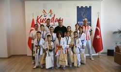 Kuşadalı genç karateciler Bursa'dan madalyalarla döndü