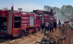 Kütahya'da yangında 400 balya saman kül oldu