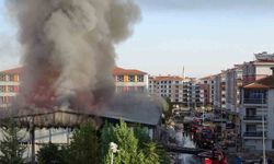 Malatya'da işçilerin kaldığı yatakhane yandı