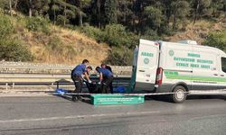 Manisa'da motosiklet bariyerlere çarptı, sürücü hayatını kaybetti