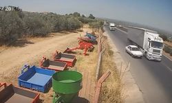 Manisa'da tır ile otomobil çarpıştı: 2 yaralı