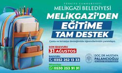 Melikgazi Belediyesi'nden öğrencilere kırtasiye desteği