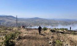 Menteşe'de makilik yangını