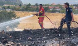 Menteşe'de ziraat alanında yangın