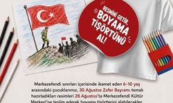 Merkezefendi'de çocuklar Zafer Bayramı'nı resimlerle kutlayacak