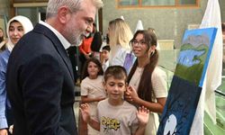 Miniklerin sanat yolculuğu sergiyle taçlandı