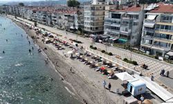 Mudanya'da plajlar ful çekiyor
