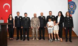 Muğla emniyetinde rütbe terfi töreni