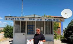 Muhtardan öğrencilere eğitim desteği