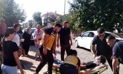 Muratlı'da motosiklet ile otomobil çarpıştı: 1 yaralı