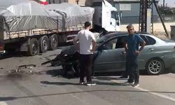 Muş'ta tır ile otomobil çarpıştı: 1 yaralı