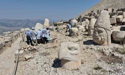 Nemrut'taki 2 bin yıllık heykeller nano teknolojiyle güçlendiriliyor
