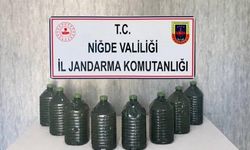Niğde'de kaçak içki operasyonu: 40 litre etil alkol ele geçirildi