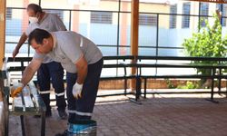 Okul bahçeleri yeni döneme hazırlanıyor