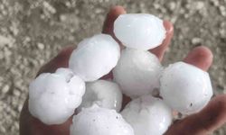 Osmaniye'de ceviz büyüklüğünde dolu yağdı