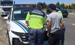 Otoyolda plaka gizleyerek seyreden araca 140 bin TL ceza