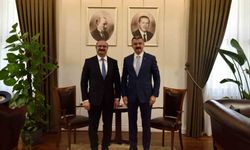 Rektör Hacımüftüoğlu'ndan MGK Genel Sekreteri Okay Memiş'e ziyaret