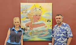 Ressam Şule Dincel, UPSD yaz sergisi ile dönüş yaptı