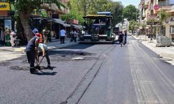 Salihli'nin Şüheda Caddesi baştan aşağı yenileniyor