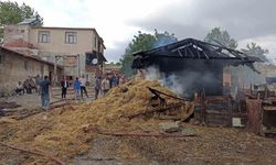 Samsun'da ambarda yangın: 7 ton buğday küle döndü