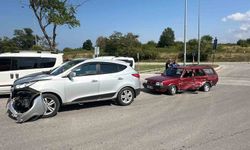 Samsun'da kavşakta kaza: 1 yaralı