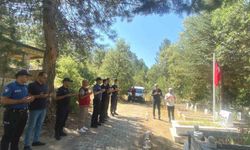 Şaphane'de şehit İlyas Ercan Aslan kabri başında anıldı