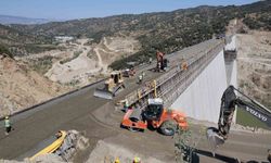 Sarıçay Barajı'nda gövdenin yüzde 92'si tamamlandı