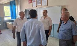 Sarıgöl'de okullara yeni eğitim yılı incelemesi