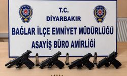 Silahlı kavgaya bakan polis, hem şahısları yakaladı hem de silahları ele geçirdi