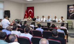 Silifke'de mahalle muhtarları istişare toplantısında buluştu