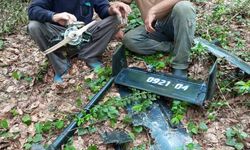 Sinop'ta ormanlık alanda İHA parçaları bulundu