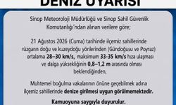 Sinop'un Türkeli ilçesinde boğulma riskine karşı alarm verildi