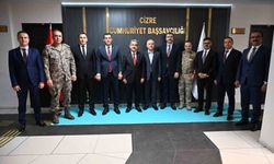 Şırnak Valisi Ekici, Cizre Cumhuriyet Başsavcısı Köroğlu ile bir araya geldi