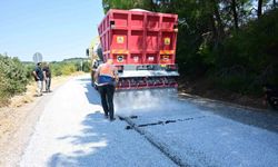 Soma'da mahalle yollarına ikinci kat asfalt atılıyor