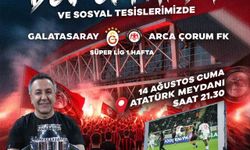 Sungurlu'da Çorum FK'nin maçları dev ekrana taşınacak
