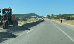 Tavşanlı-Emet yolunda çalışma: Ulaşım kontrollü sağlanıyor