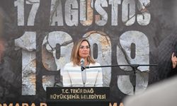 Tekirdağ'da 17 Ağustos Marmara Depremi anıldı