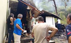 Trabzon'da odunluk yangın: 1 yaralı