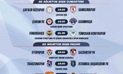 Trendyol Süper Lig'de 2-3. hafta programları açıklandı