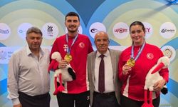 U23 Avrupa Şampiyonası'nda Havalı Tabanca Karışık Takımı'ndan altın madalya