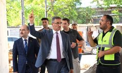 Vali Baruş, Oltu'daki yatırımları yerinde inceledi