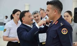 Vali Çiçek, Rütbe Terfi Töreni'ne katıldı