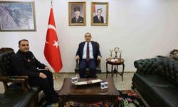 Vali Taşolar, AFAD Müdürü Tuncer Şeyda'yı kabul etti