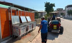 Yenipazar'da haşereye karşı ilaçlama çalışmaları sürüyor