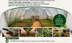 Yozgat'ta Uygulamalı Permakültür Eğitimi ve Danışmanlığı tamamlandı