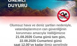 Zonguldak'ta iki gün boyunca denize girişler yasaklandı