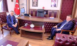 Yozgat Valisi Özkan'dan Yeni Milli Eğitim Müdürü Türk'e Ziyaret